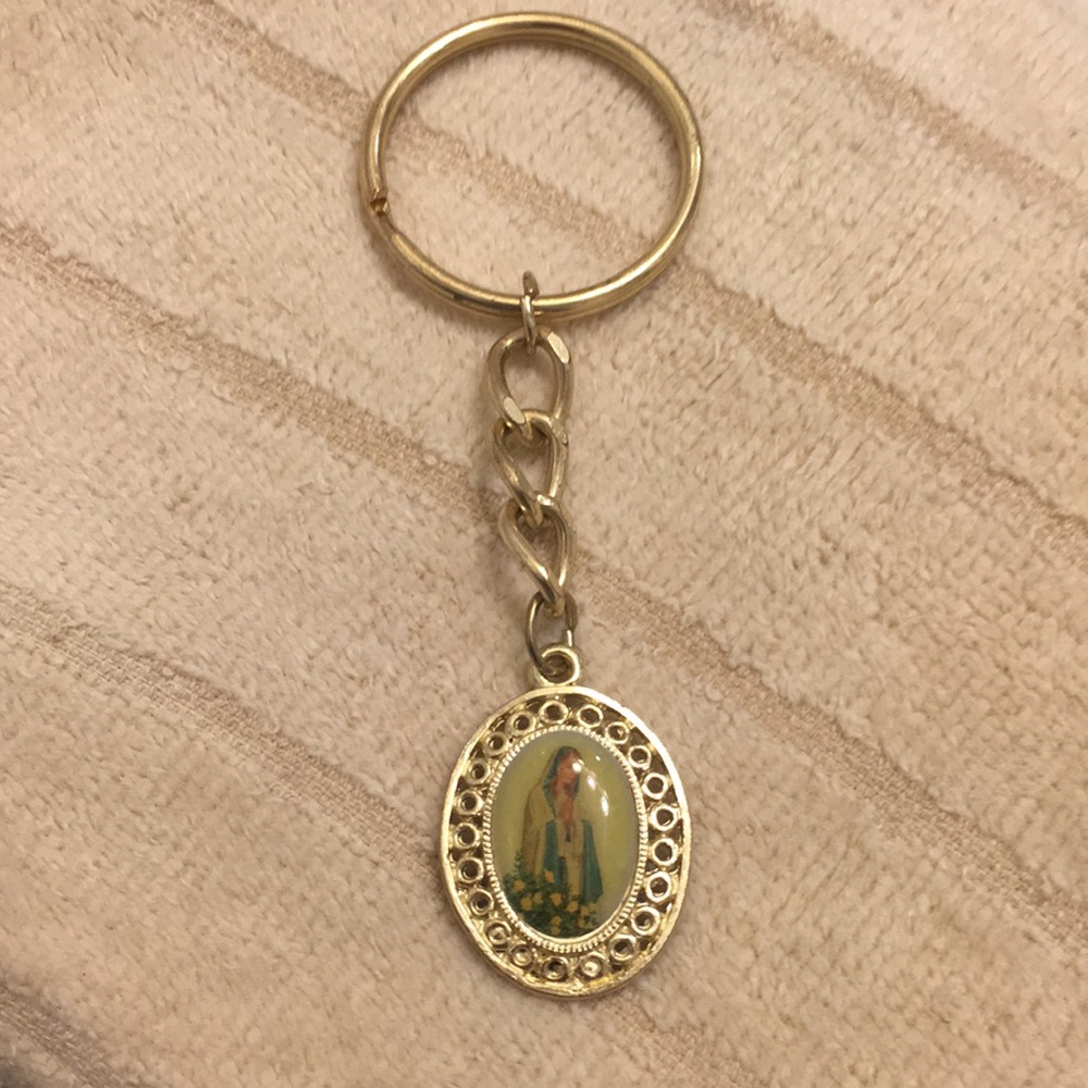 Blessed Mother key chain